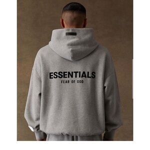 Essentials Light Gray Hoodie